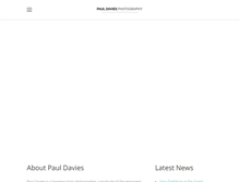 Tablet Screenshot of pauldaviesphotography.com